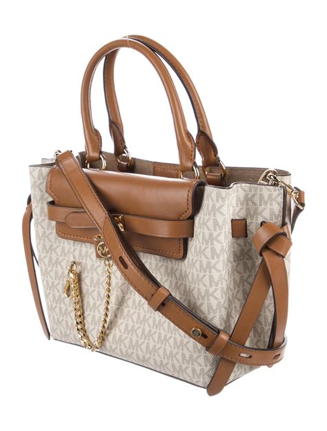 michael kors purses brown hamilton|Michael Kors Hamilton legacy large.